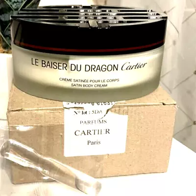 Le BAISER DU Dragon Cartier Satin Body Cream Brand New In A Tester Box • $248.95