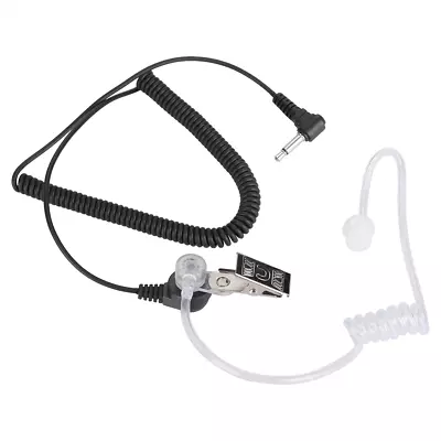 3.5mm Walkie Talkie Earphones Curve Single Ear Air Duct Headphones For Speak GDS • £7.43