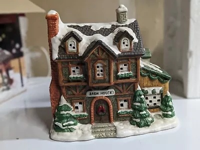 Mervyns 1995 Village Square Lighted Brew House Excellent Condition • $48