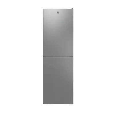 Hoover Fridge Freezer 2 Door Combi Freestanding  Static Silver - HVT3CLFCKIHS • £199