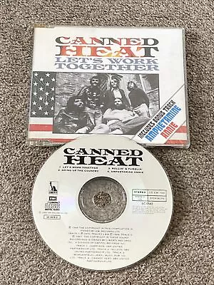 CANNED HEAT Let’s Work Together 4 Track CD Single Rollin’ & Tumblin’ CD EM 100 • £0.99