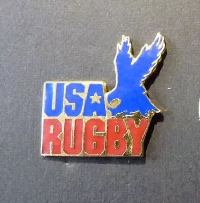 Vintage Rugby Pin Badge - Rugby Football - Usa • $7.46