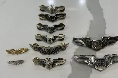 Lot Of Sterling Military Wings • $169