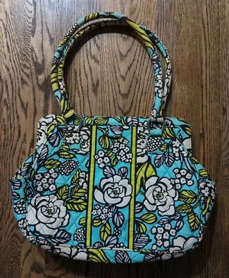 Vera Bradley Signature Frame Bag In Retired Island Blooms Pattern Tote Purse • $15.99