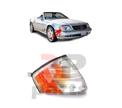 For Mercedes-benz Sl R129 89-01 Front Fender Indicator Lamp White / Orange Right • $54.57