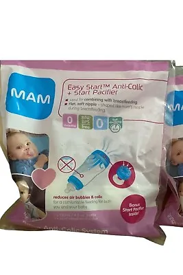 MAM Innovative Anti Colic Baby Bottle +Pacifier  Sealed • $11.98