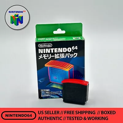 Nintendo 64 Boxed Expansion Pak Pack Official N64 Memory OEM Original NUS-007 • $69.99