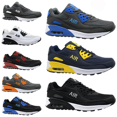 £22.95 • Buy Mens Shock Absorbing Running Trainers Casual Lace Gym Walking Sports Shoes Size