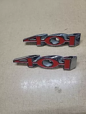 Pair 1971 1972 1973 1974 Amc 401 V8 Javelin Vintage Emblem Sst Amx Oem 3632516 • $67.46