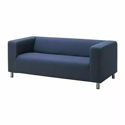 ** NEW IKEA Klippan 2-Seater Sofa Cover In JONSBODA BLUE DENIM 504.242.52 • £129