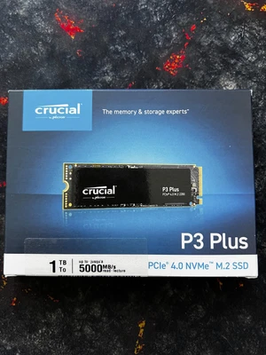 £44.99 • Buy Crucial P3 Plus 1TB M.2 PCIe Gen4 NVMe Internal SSD - Up To 5000MB/s