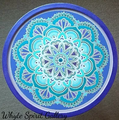 Unique Hand Painted Boho Mandala Coffee Table • £55