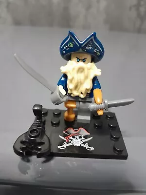 Lego Davy Jones Pirates Of The Caribbean Rare Minifigure Rep • £6.99