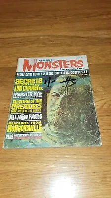 1964 Vintage  Famous Monsters Of Filmland Issue 31 (Fair) • £4.95