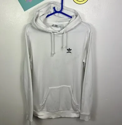 MENS ADIDAS HOODED SWEATSHIRT TOP SIZE SMALL CHEST 42” Good Con Retro 99p Start • £9.99