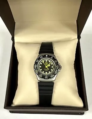 Tag Heuer 376.508 Formula 1 Professional Black/Yellow Lds Quartz Watch WARRANTY • $225