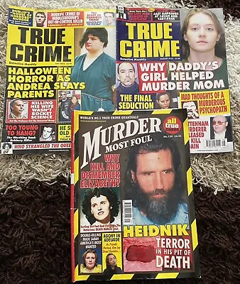 £0.99 • Buy True Crime Magazines Bundle