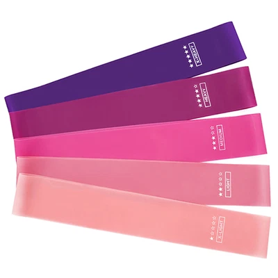 $16.46 • Buy 5PCS Sports Exercise Resistance Loop Bands Set Elastic  Set With G1C9