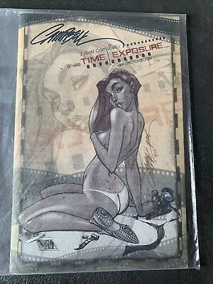 J Scott Campbell Time Exposure Sketchbook - Signed • $173.07