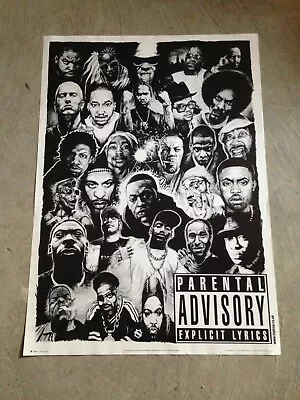 £6.86 • Buy Rap Legends 25.5x35.5 Collage Biggie, TuPac, Dr Dre Jay-Z Ice-T Eminem Dogg