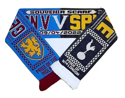 £7.99 • Buy Aston Villa V Tottenham 09/04/2022 Match Scarf - Football Scarves & Memorabilia