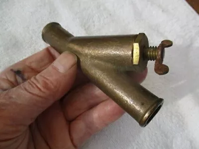 1930s 1940s Original Brass Heater Shut Off Valve • $40