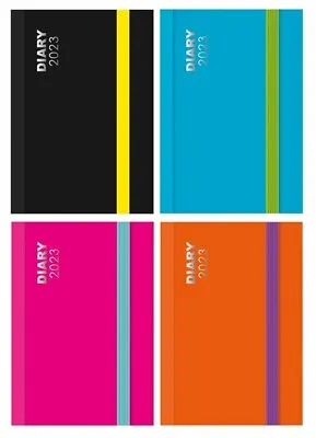 £2.29 • Buy 2023 Plain Diary Pocket Slim Cute A7 HardBack Week To View Diaries Block 11cm