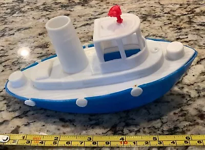 Vintage 1960’s Plastic Tug Boat Shameless Vtg 6 1/2” Water Toy Made In Spain • $17.95