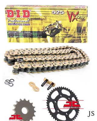 $139.17 • Buy FITS Honda VT600 C Shadow (VLX) 99-07 DID VX Gold X-Ring Chain & Sprocket Kit