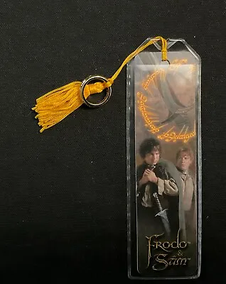 Lord Of The Rings Small Bookmark - Frodo & Sam With Tassel & Pendant - New !!! • £15.61