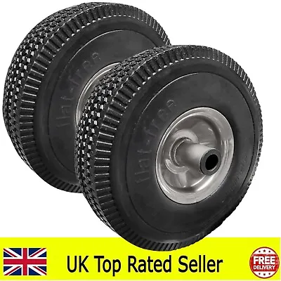 2 X Off Set Galvanised PU Sit On Lawn Mower Wheel Puncture Proof 4.10/3.50 - 4  • £23.95