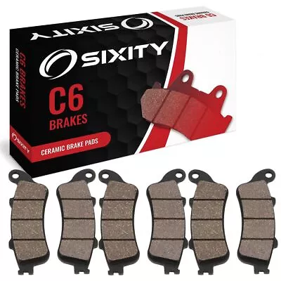 Front + Rear Ceramic Brake Pads 2002-2008 Honda VTX1800C Set Full Kit C C1 Wx • $23.50