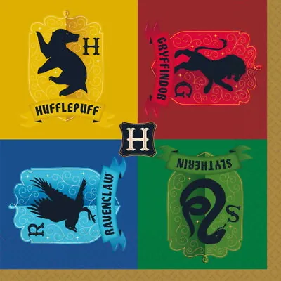 Harry Potter Party Napkins Hogwarts Magic Birthday Party Cake Buffet Food Paper • £4.95