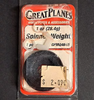 Original Great Planes RC Plane Part #4645 - 1 Oz Spinner Weight New Old Stock • $14.95