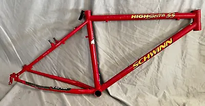 1992 Schwinn High Sierra MTB Bike Frame 17  Medium Hardtail Chromoly Ships Fast! • $84.04
