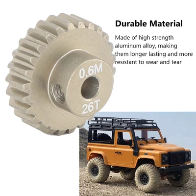 £7.79 • Buy 0.6 Module Pinion Gear Pinion Gear 3.175mm Rustproof For 1/8 1/10 RC Crawler