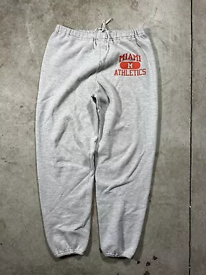 Vintage Miami University Hurricanes Russell Athletic Sweatpants Joggers Size M • $19.99