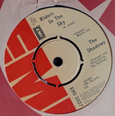 £1.25 • Buy The Shadows (Riders In The Sky) 7 Inch Vinyl Single