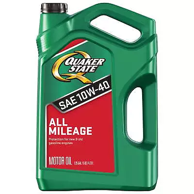 Quaker State All Mileage 10W-40 Motor Oil 5 Quart • $21.14