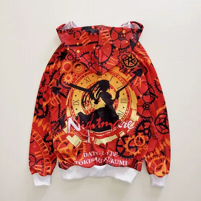 $28.99 • Buy Anime DATE A LIVE Tokisaki Kurumi Coat Hoodeds Casual Sun Protection Cardigan