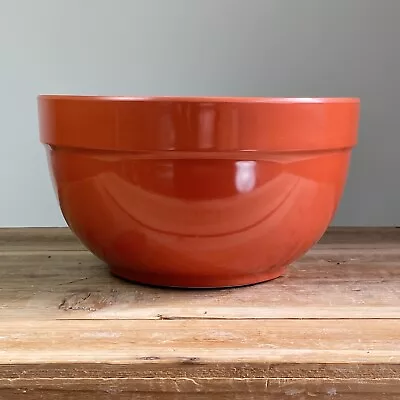 Michael Graves Design Melamine Bread Bowl Mixing Bowl Burnt Orange / Red 5.28 Qt • $29.50