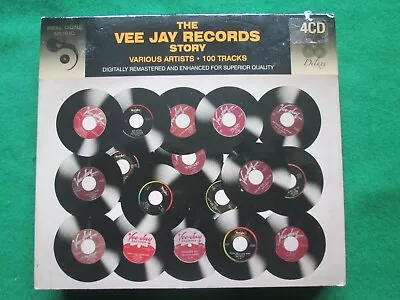 The Vee Jay Records Story - 100 Tracks - Real Gone-  4 Cd Set • $17.25