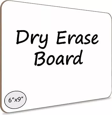 6x9 Inches Small White Board Dry Erase Mini Whiteboard For Students Office • $11.30