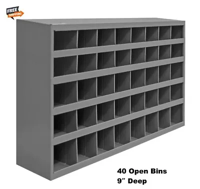 Parts Bins Welded Steel 40 Pigeonhole Compartments Nuts Bolts Fittings Shop Van • $188.49