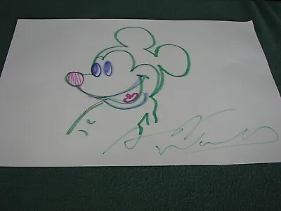 Beautiful Mickey Mouse Drawing / Sketch SIGNED ANDY WARHOL  Guaranteed Authentic • $1799.99