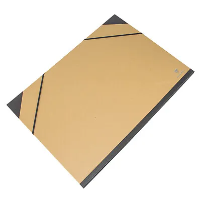 Brown A3 Art Portfolio Elastic Strap Card Folder Artists Paper Storage Wallet • £15