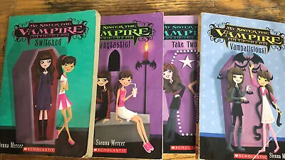 My Sister The Vampire: 5 Books Switched; Fangtastic!; Take Two; Vamp; Re-Vamped. • $6