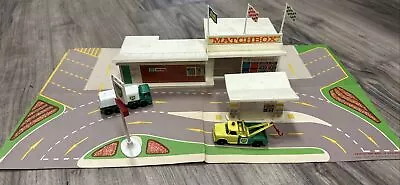 Matchbox MG-1 BP Service Station Complete 100% ORIGINAL With BP Lesney Cars • $125.95