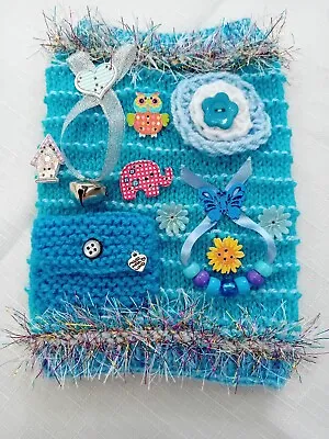 Hand Knitted Twiddle Fiddle Mitt / Muff Sensory Aid For Dementia Patients • £8.99