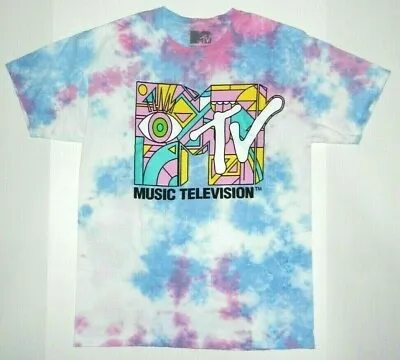 MTV Music Television 80s 90s Tie Dye Classic Logo Mtv Tee Shirt New • $12.95